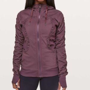 Lululemon Dance Studio Jacket lll, Size 8 Arctic plum- Reversible